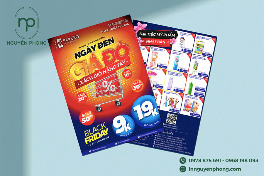 Thiết kế tờ rơi quảng bá chương trình khuyến mãi